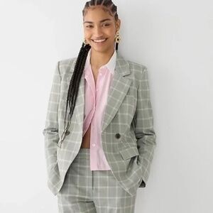 J Crew Suit Blazer Lightweight Italian Stretch Wool Sz 12